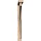 Ekena Millwork Thorton Block Smooth Bracket w/ Offset Brace, Douglas Fir, 3 1/2"W x 28"D x 32"H BKT0402X28X32THR05SDF - alternate 4